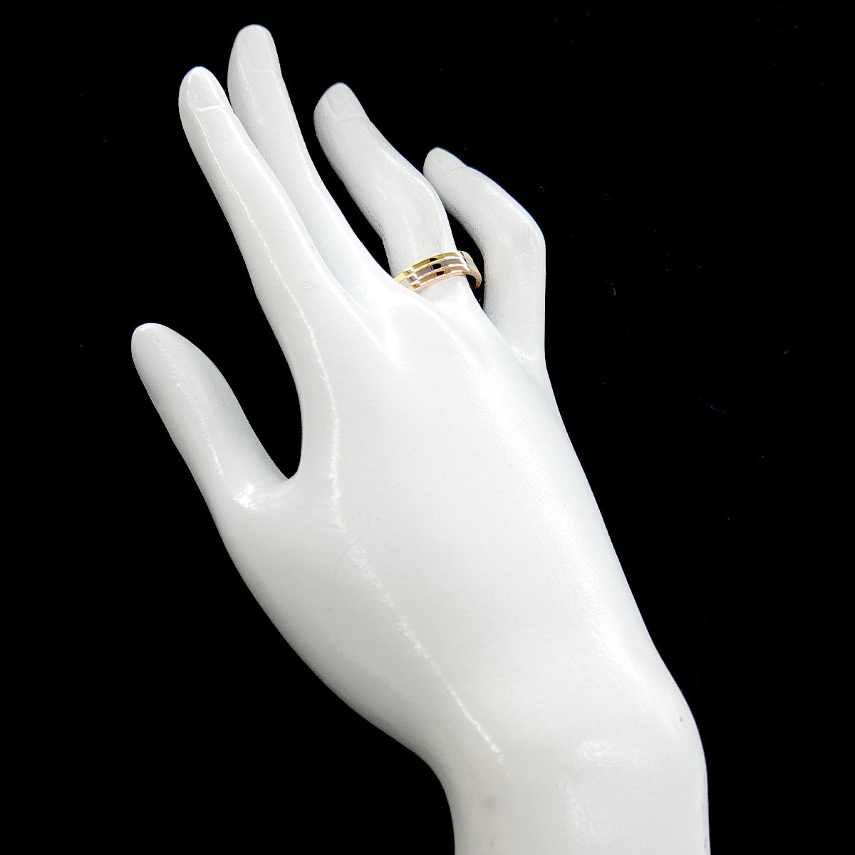 Vendome Ring 18K YG WG PG 750 size56 7.25-7.5(US)