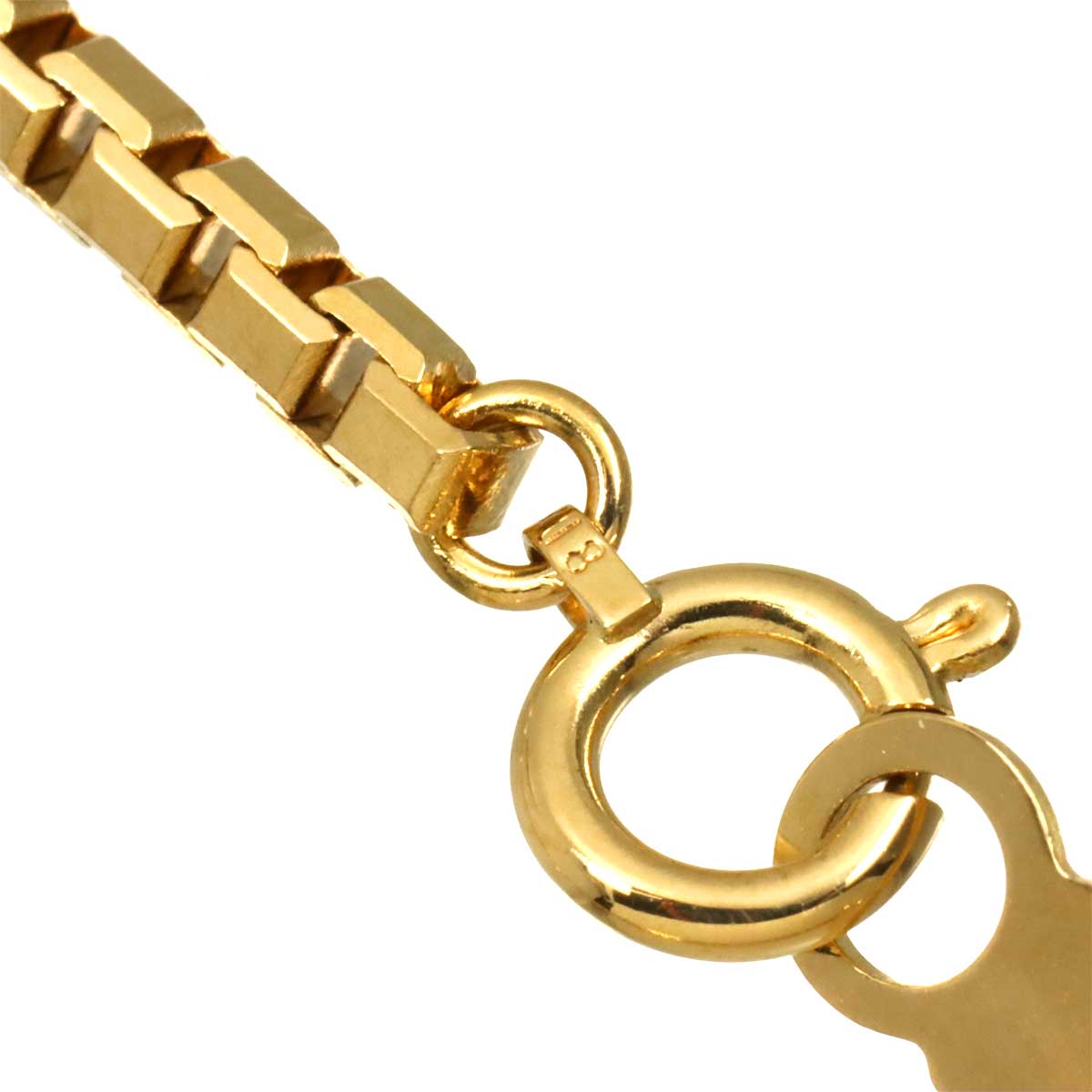 Venetian Necklace 18K K18 YG Yellow Gold 750