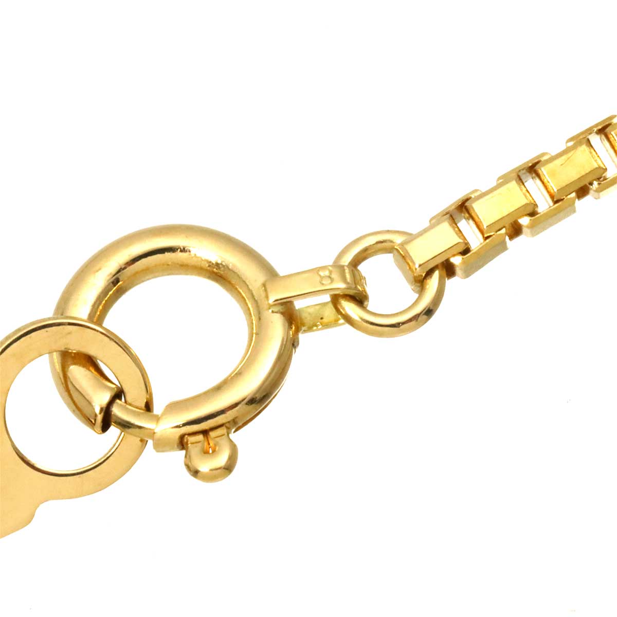 Venetian Necklace 18K K18 YG Yellow Gold 750
