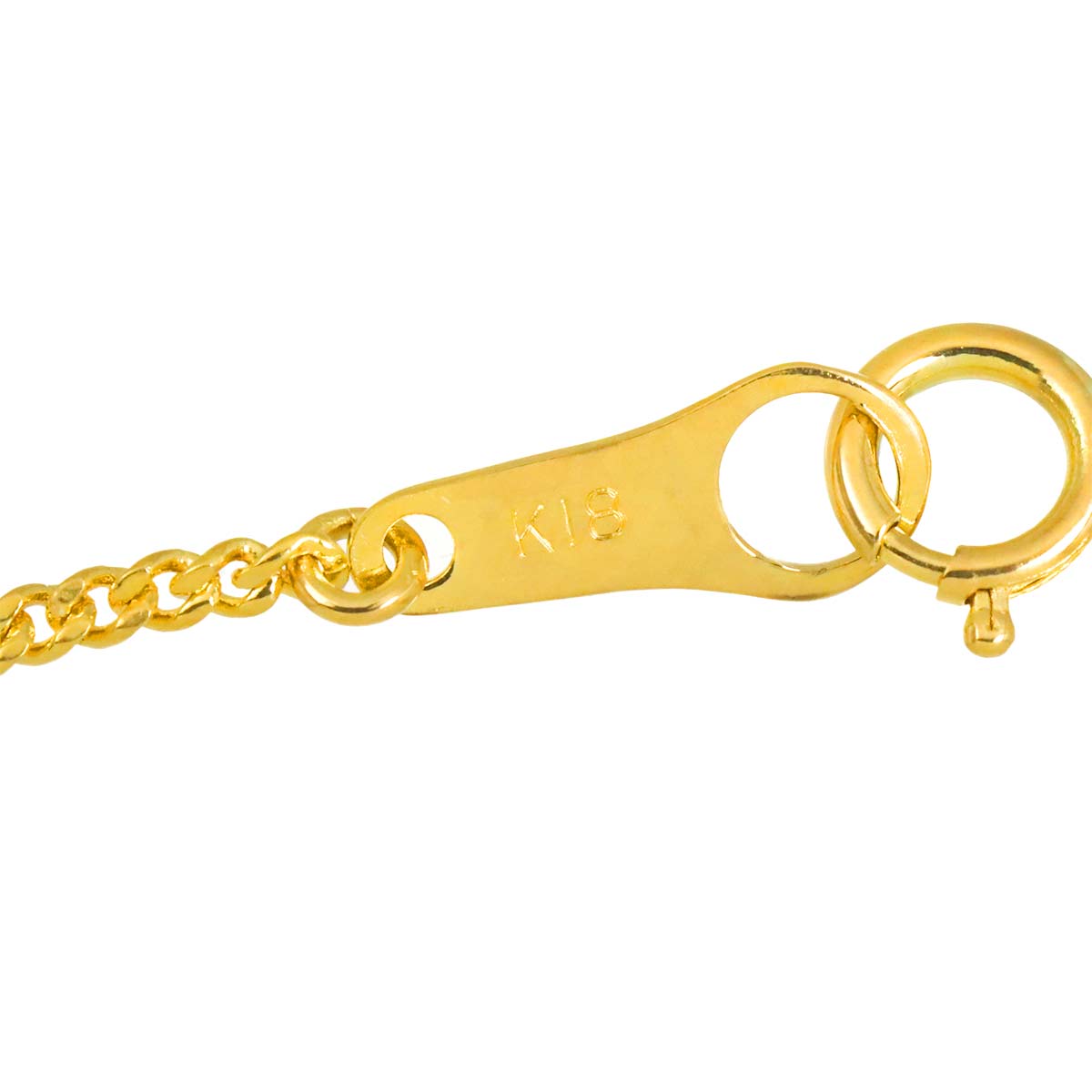 Diamond 0.84ct Necklace 18K YG Yellow Gold 750