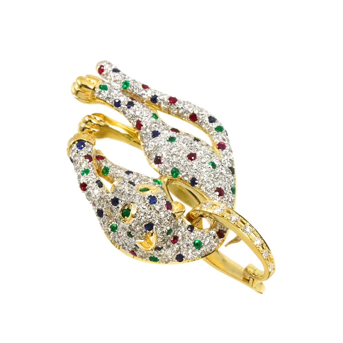 Diamond 1.75ct/0.15ct Multi Stone Pendant 18K YG Yellow Gold 750