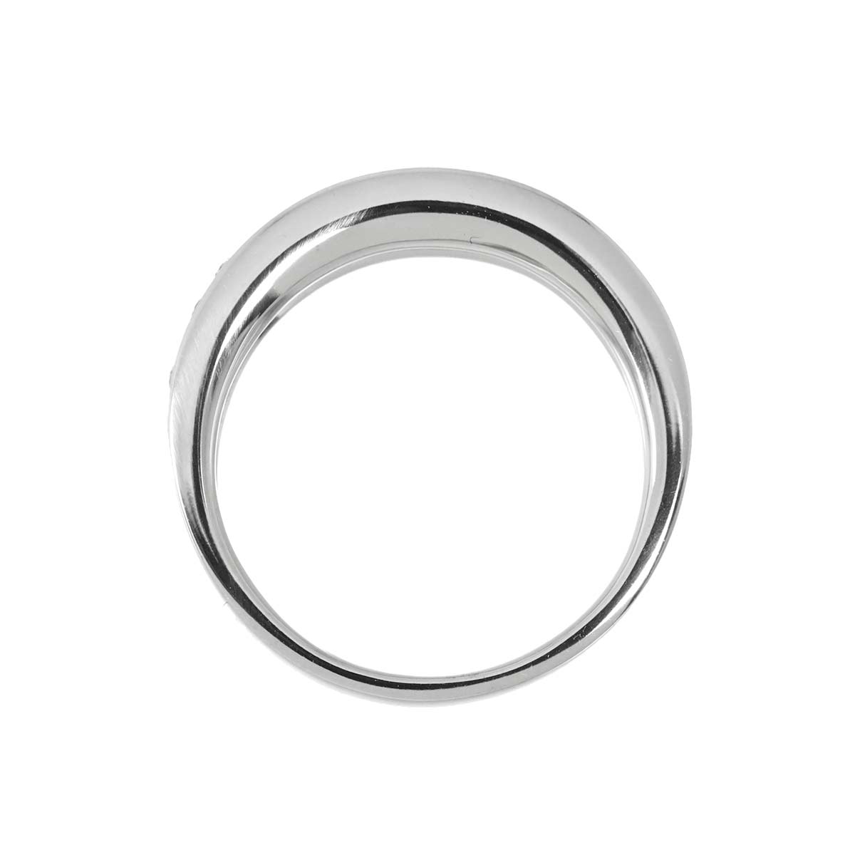 Diamond 1.00ct Ring 18K K18 WG White Gold size6(US)