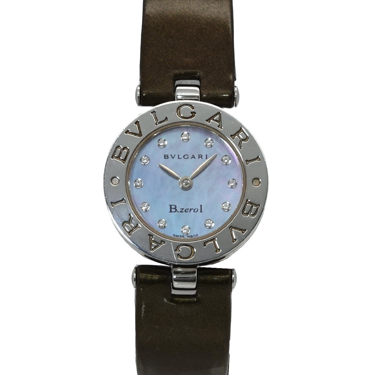 B-Zero1 BZ22S Bangle Watch Quartz Blue Shell Dial Ladies