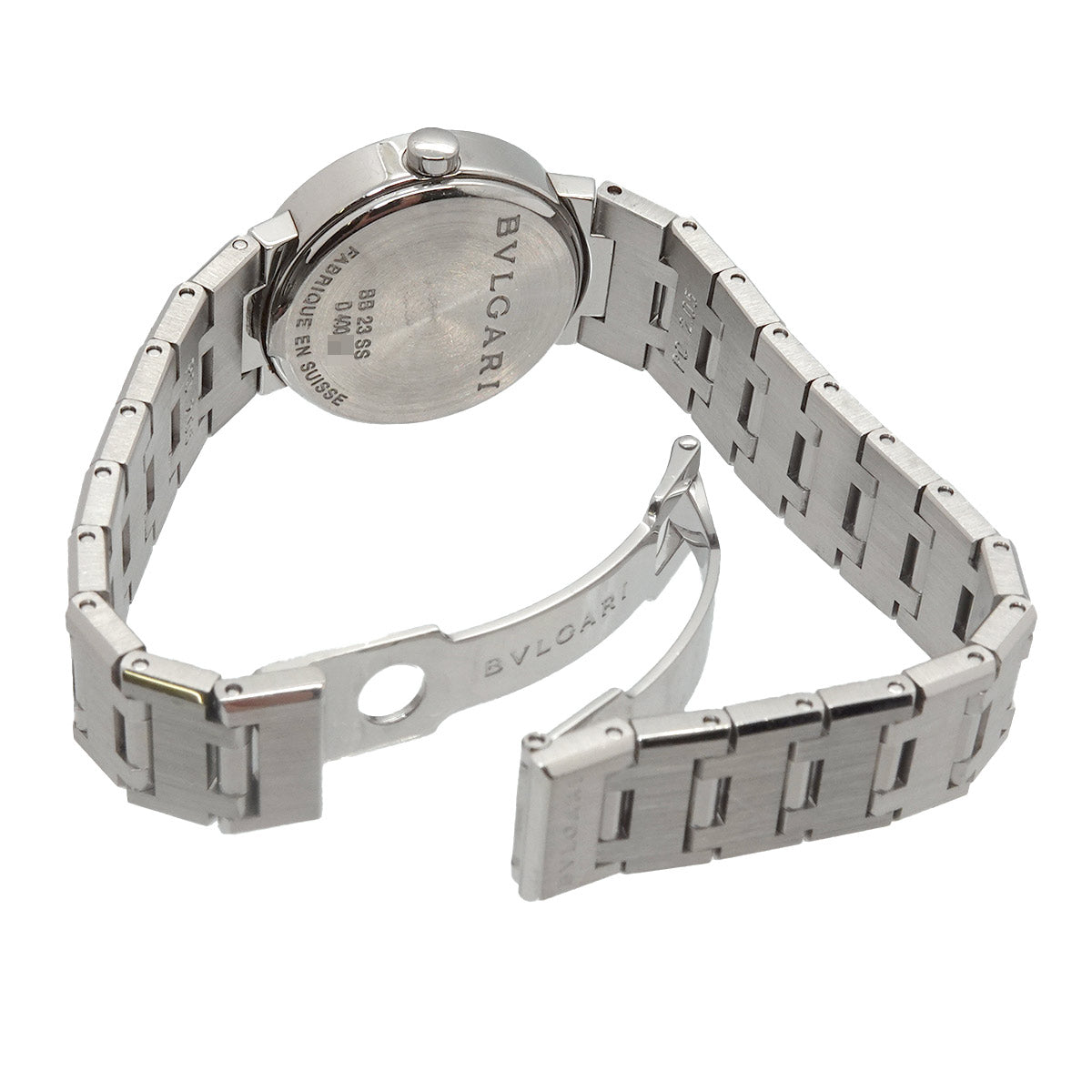 BVLGARIBVLGARI BB23SS 12P Diamond Quartz Silver Dial Ladies