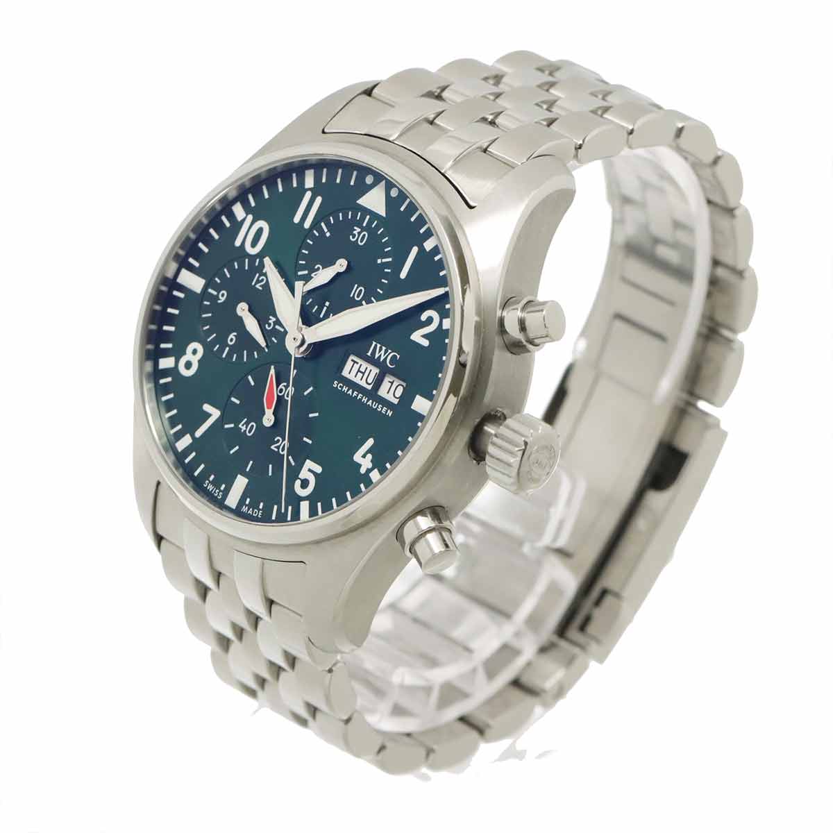 IWC Pilot Watch Chronograph 41 IW388104 Automatic Green Dial