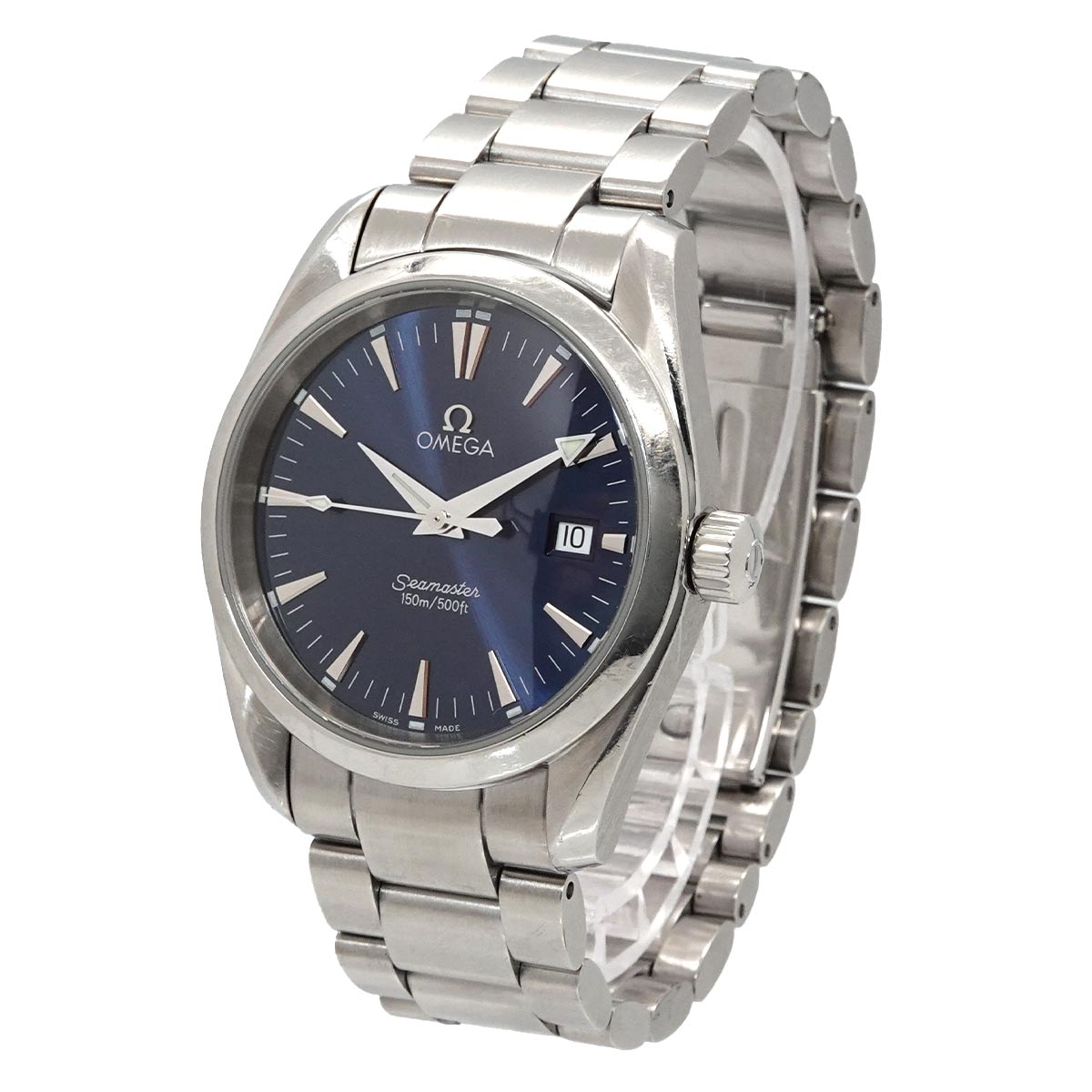Seamaster Aqua Terra 2518.80 Quartz Blue Dial Men Watch