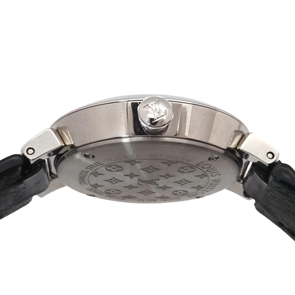Tambour Slim Q12MG Silver Dial 8P Diamond Ladies Watch
