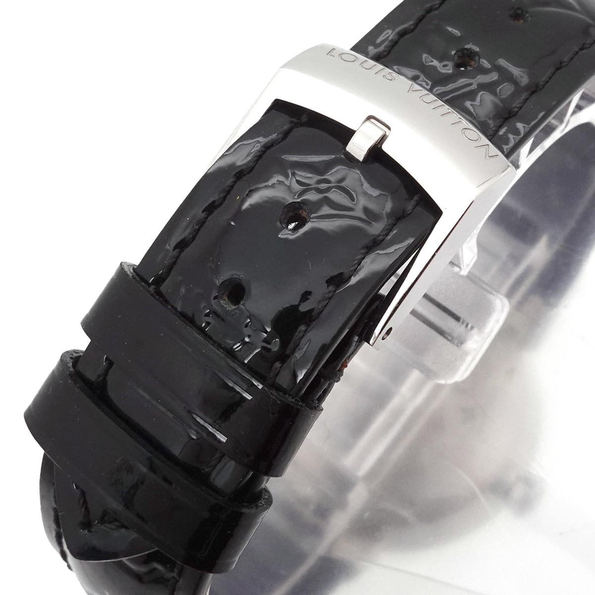 Tambour Slim Q12MG Silver Dial 8P Diamond Ladies Watch