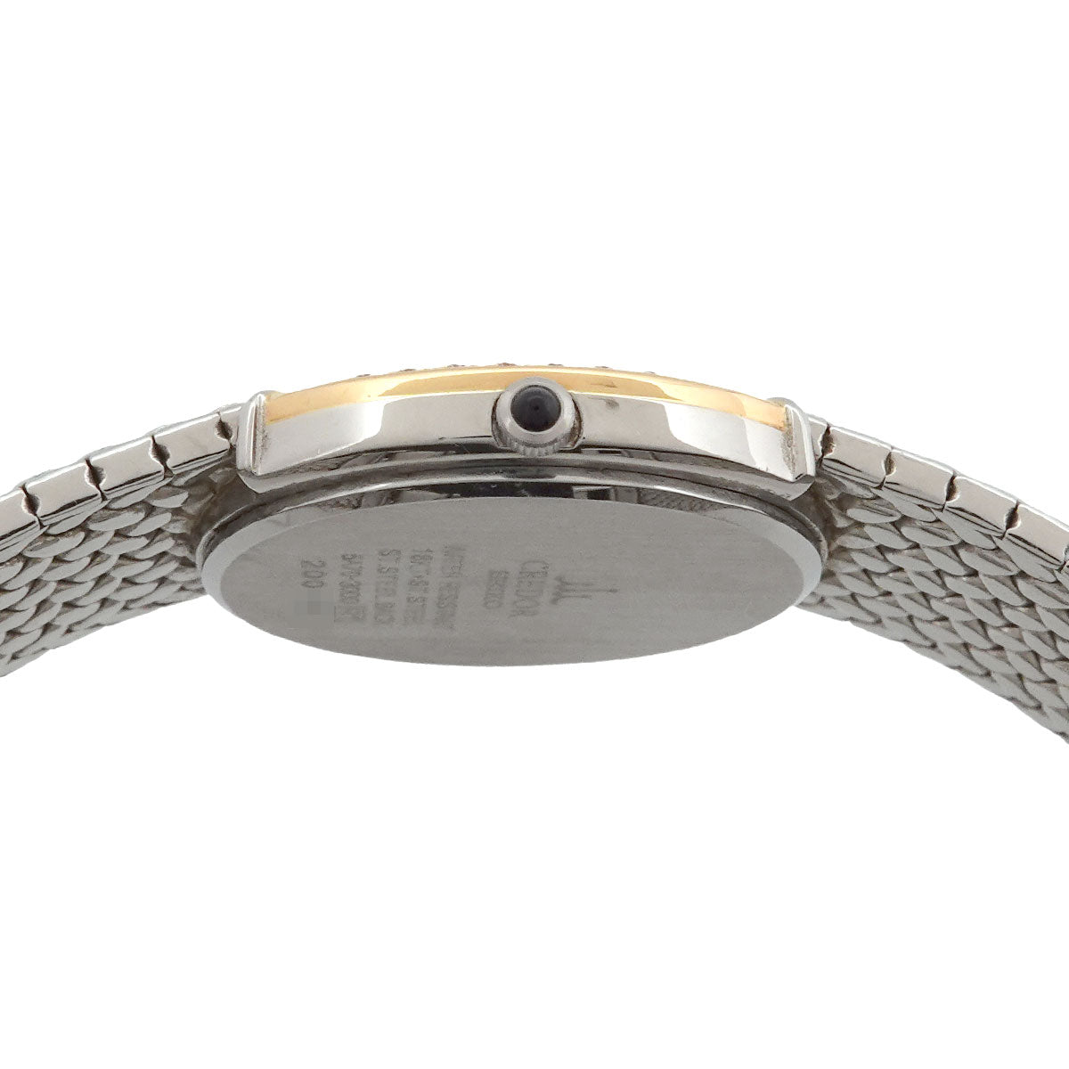 CREDOR GSWE986 Diamond K18PG Quartz Ladies Watch