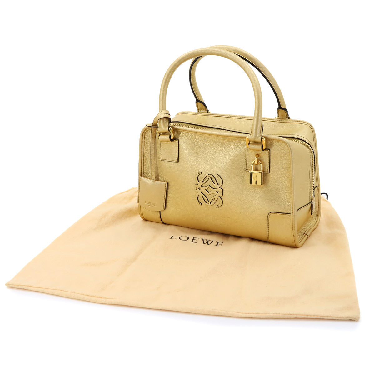 Amazona 28 Hand Bag Leather Gold 339.70.780
