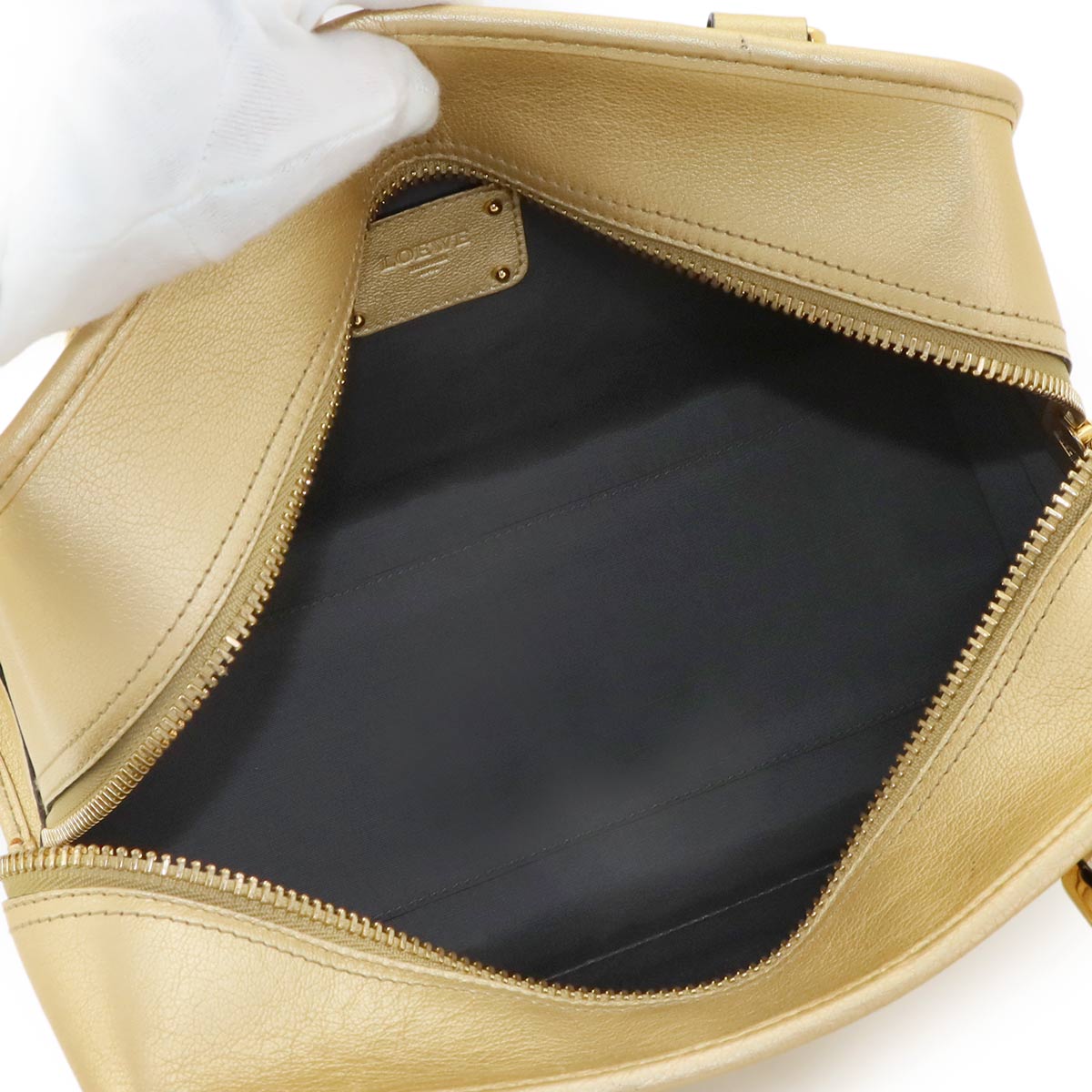Amazona 28 Hand Bag Leather Gold 339.70.780