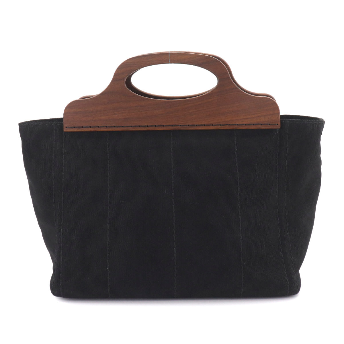 Canapa Hand Shoulder Bag Canvas Nero 1BG350 Black Purse