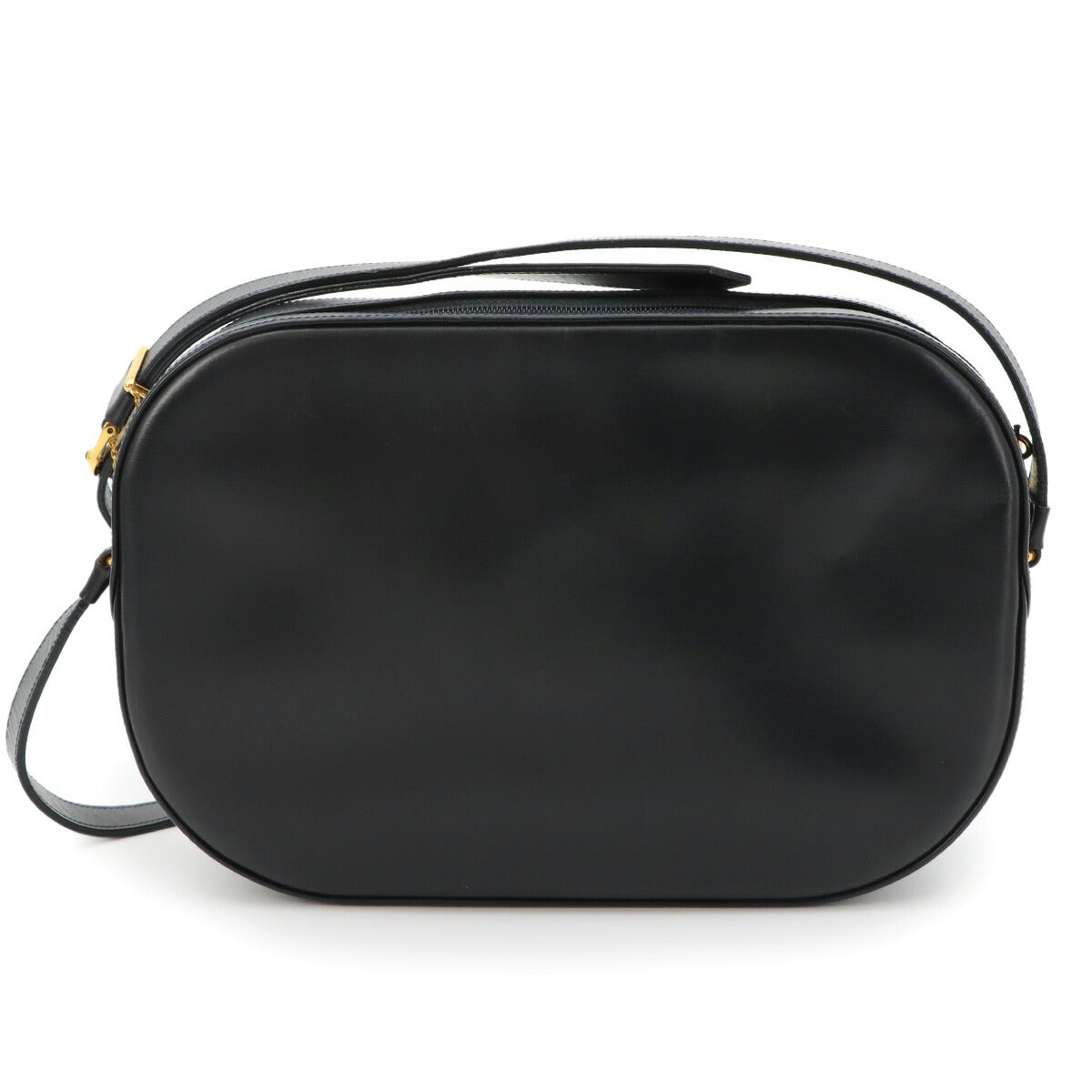 Sapphire Line S DE CARTIER Shoulder Bag Leather Navy Vintage