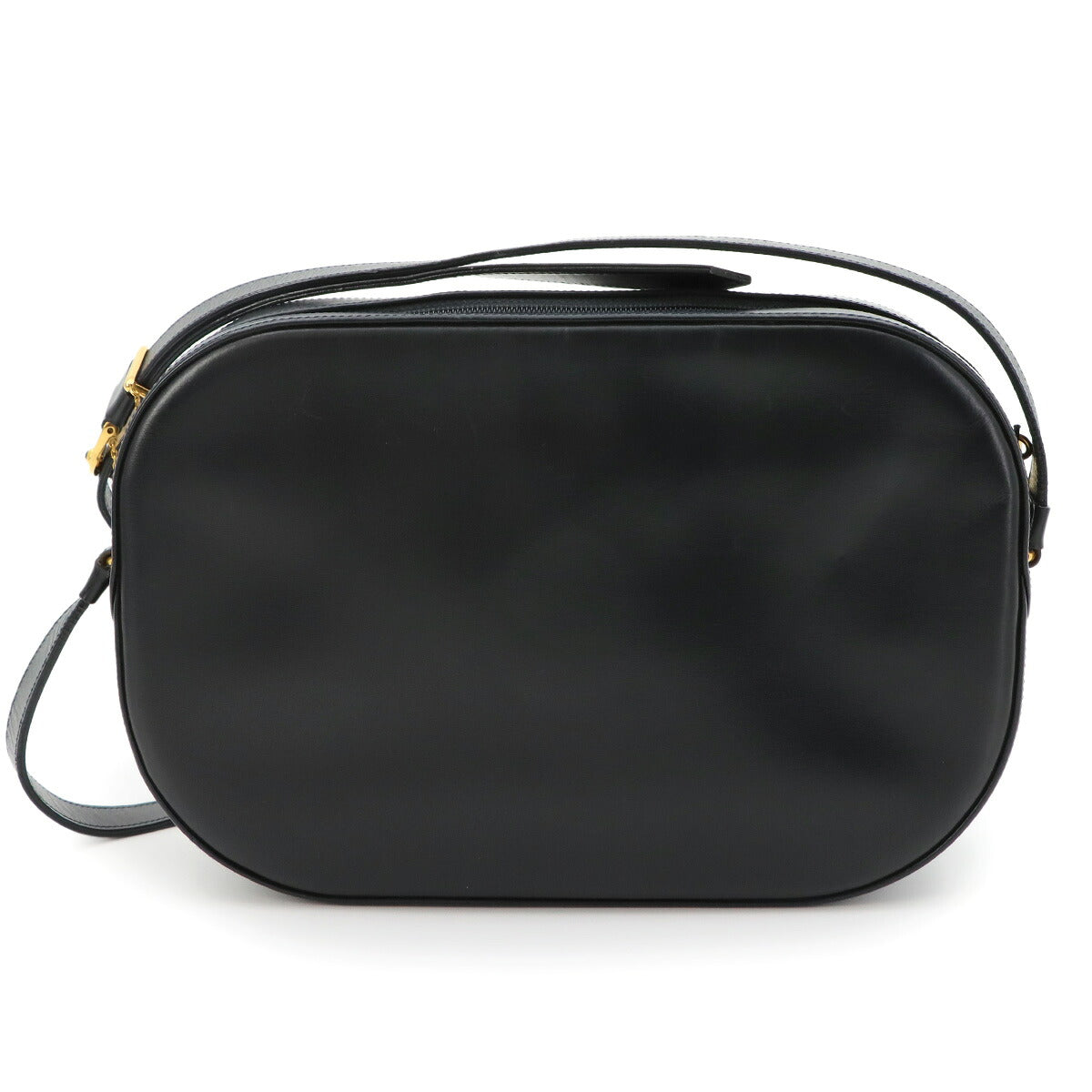 Sapphire Line S DE CARTIER Shoulder Bag Leather Navy Vintage