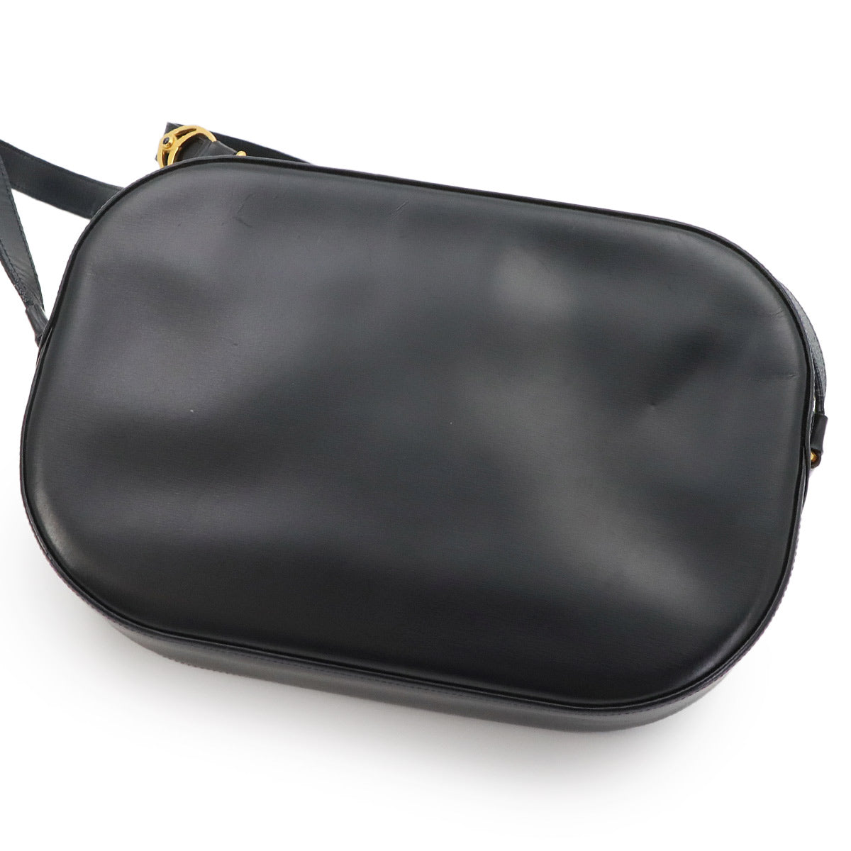 Sapphire Line S DE CARTIER Shoulder Bag Leather Navy Vintage
