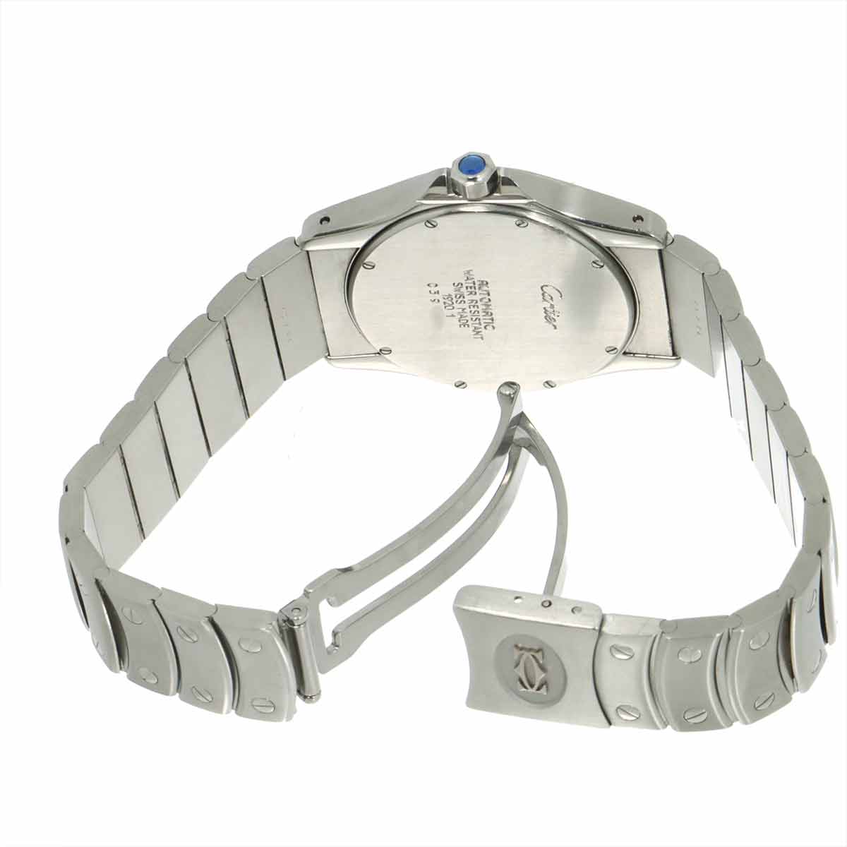 Santos Cougar LM W20026K1 Automatic White Dial Mens Watch