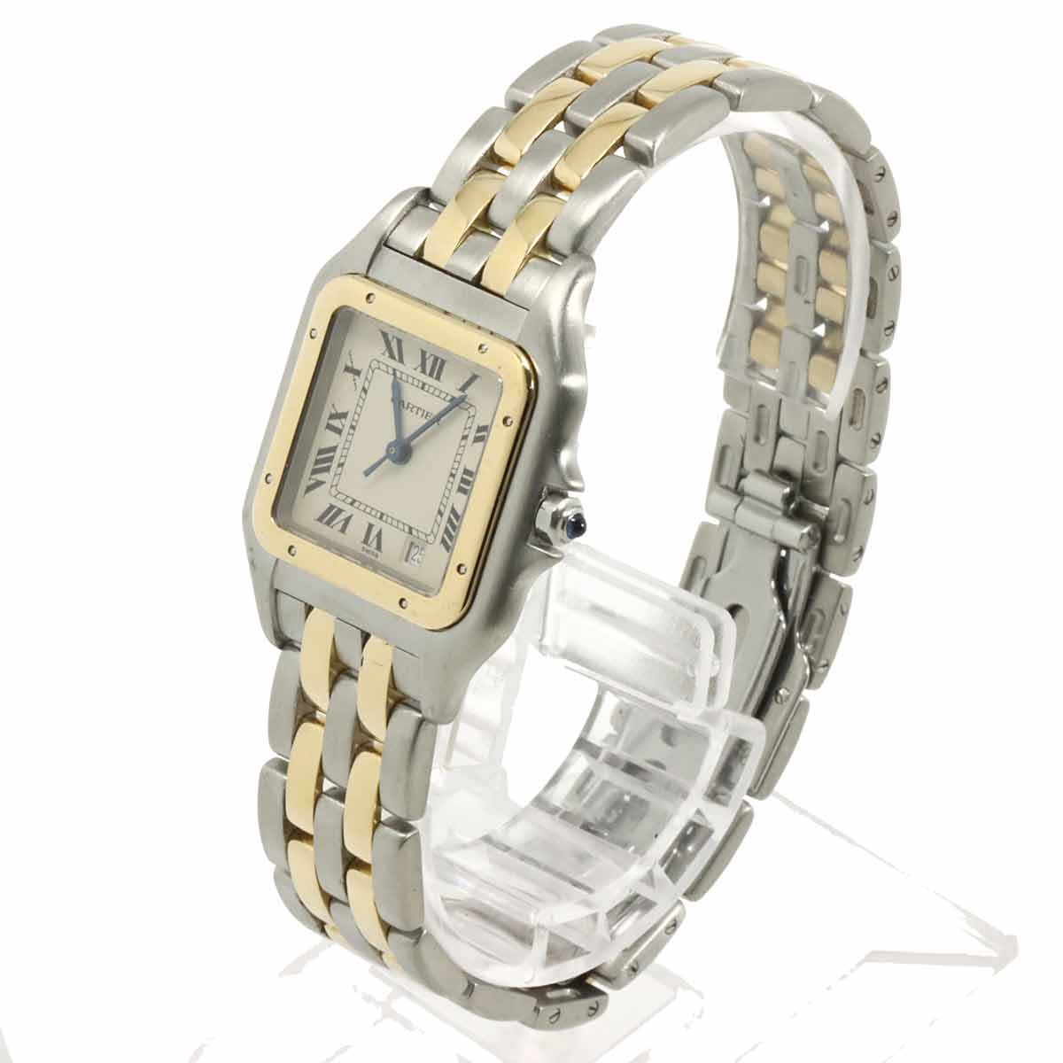 Panthere MM 2Row 83083242 YG Quartz Date Cream Dial Boys Watch