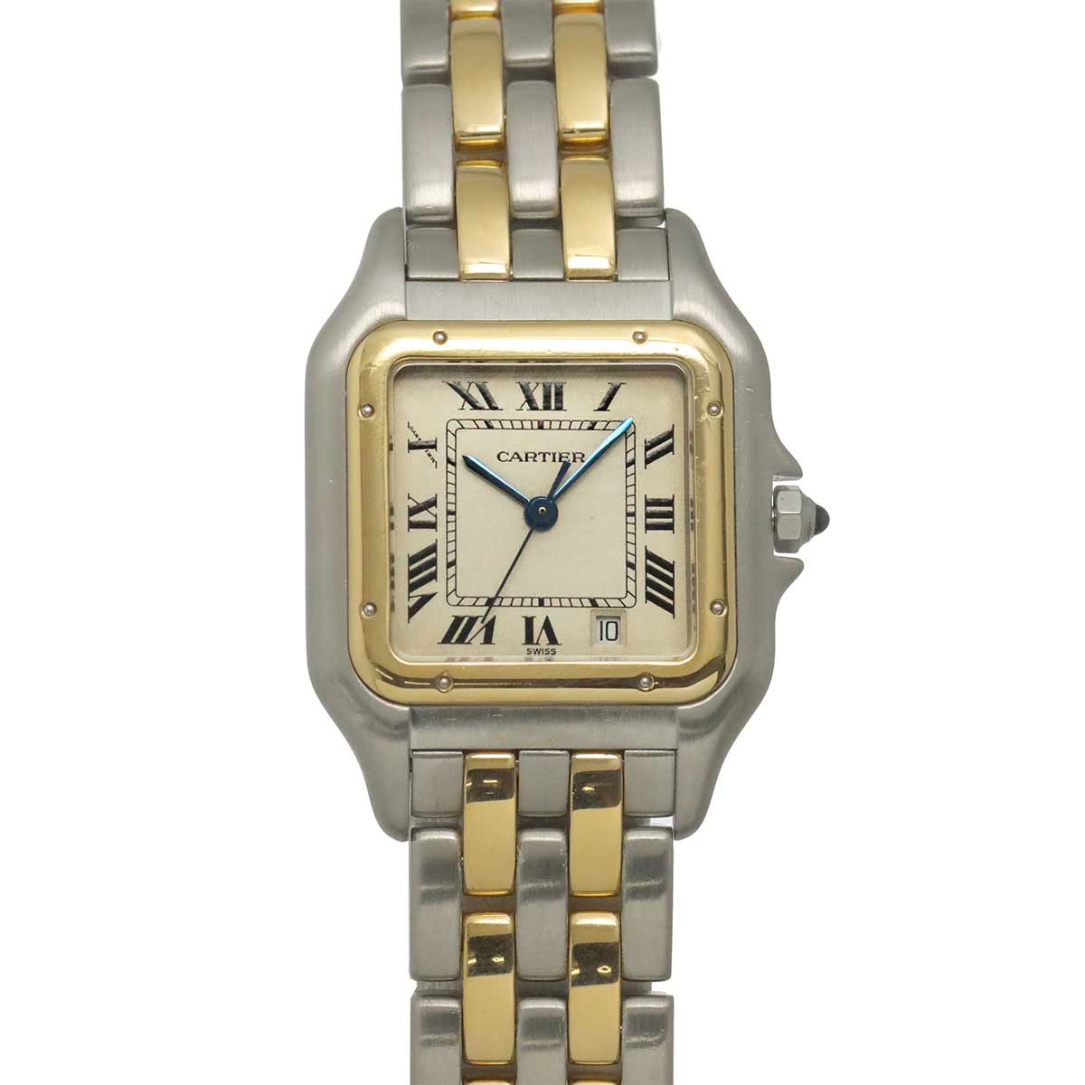 Panthere MM 2Row 83083242 YG Quartz Date Cream Dial Boys Watch