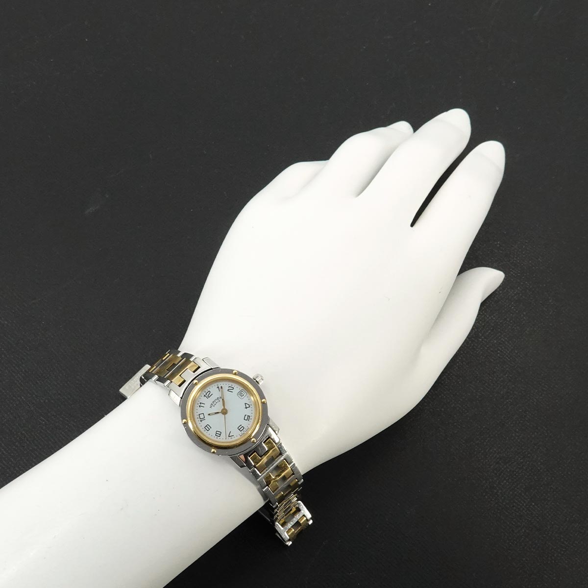 Clipper CL4 220 Quartz Date White Dial Ladies Watch