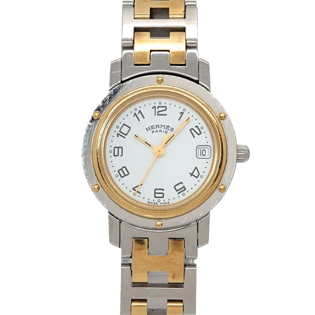 Clipper CL4 220 Quartz Date White Dial Ladies Watch