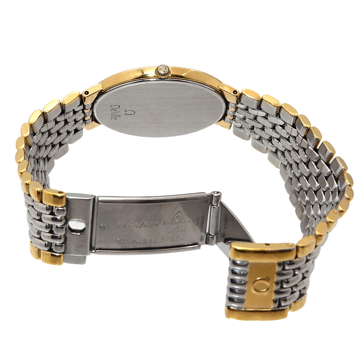 DeVile 1378 Quartz Gold Dial Mens Watch