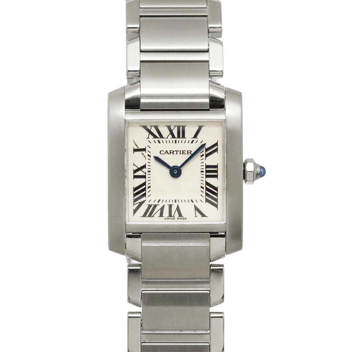 Tank Francaise SM W51008Q3 Quartz Cream Dial Ladies Watch