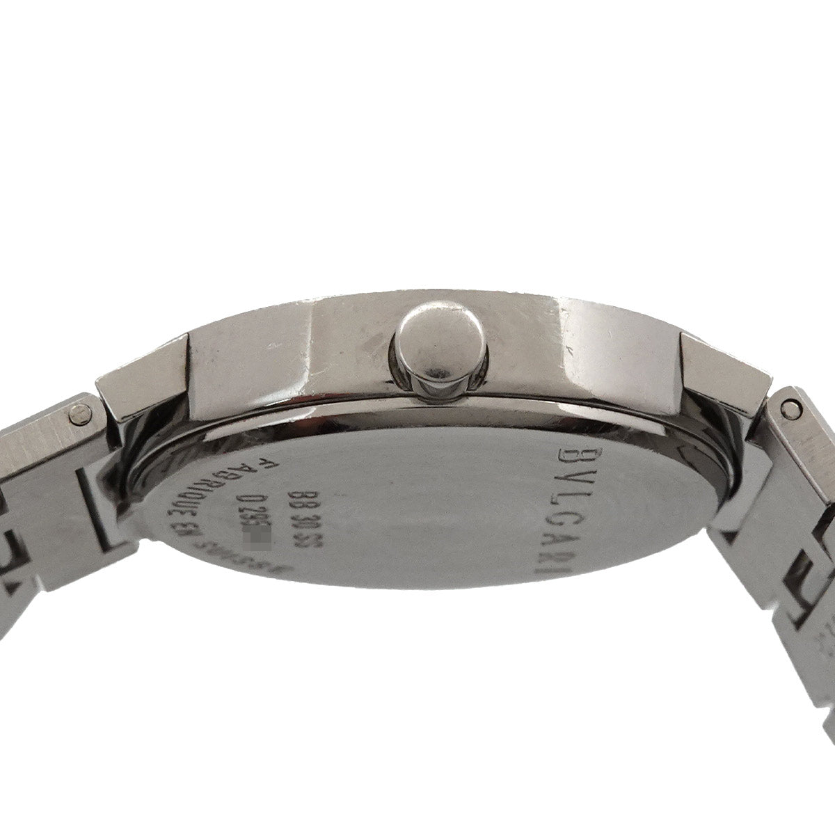 BVLGARIBVLGARI BB30SS Quartz Date Black Dial Boys Watch