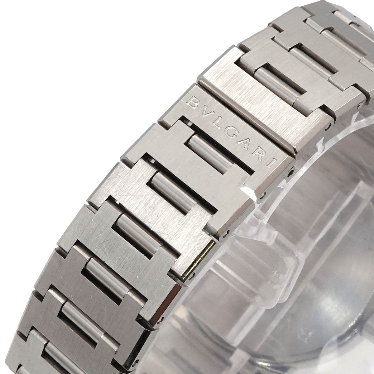 BVLGARIBVLGARI BB30SS Quartz Date Black Dial Boys Watch