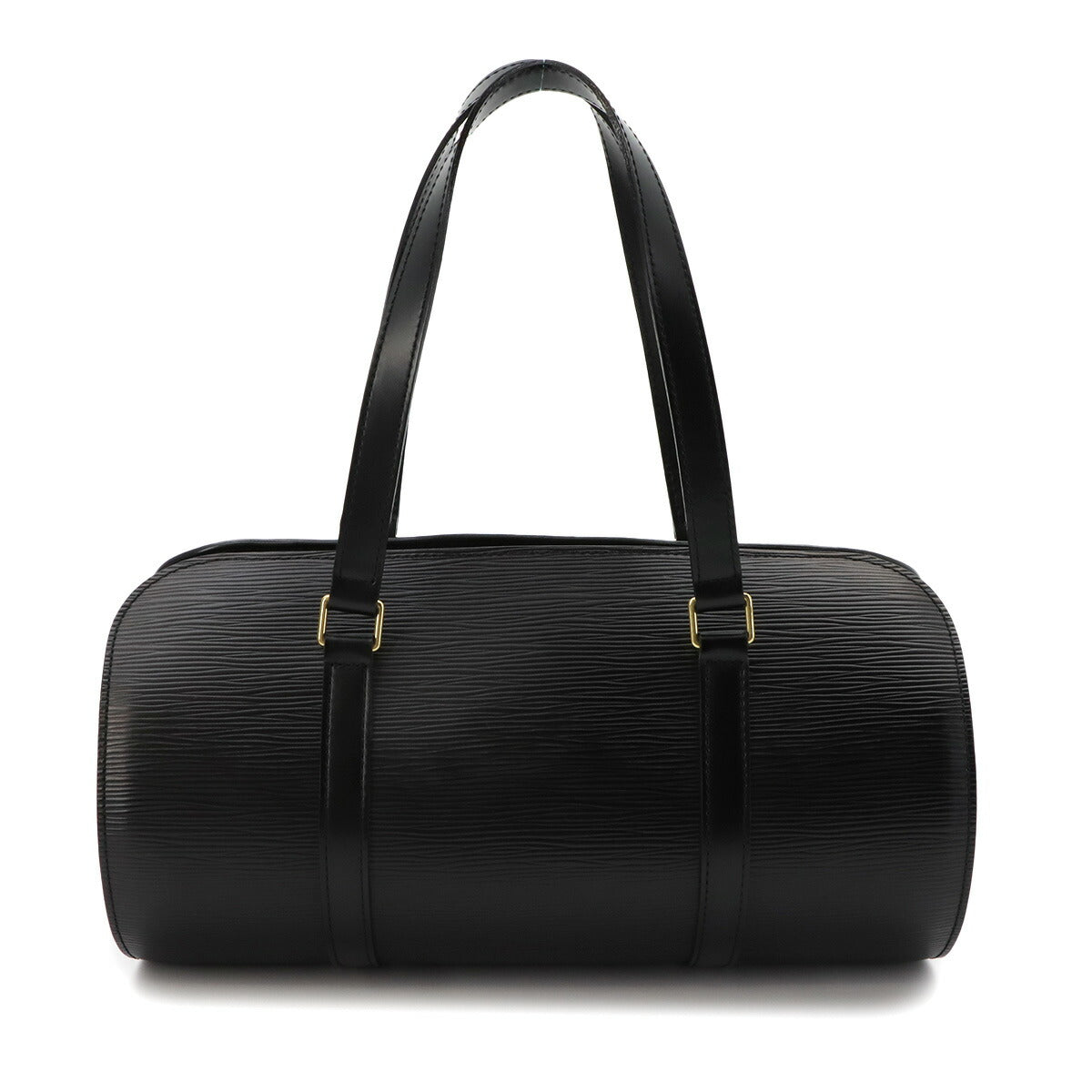 Epi Soufflot Hand Bag Leather Noir M52222 Purse