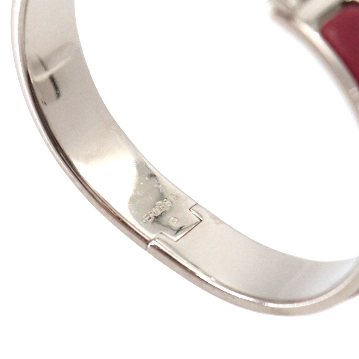 Clic H PM Bangle Silver Red