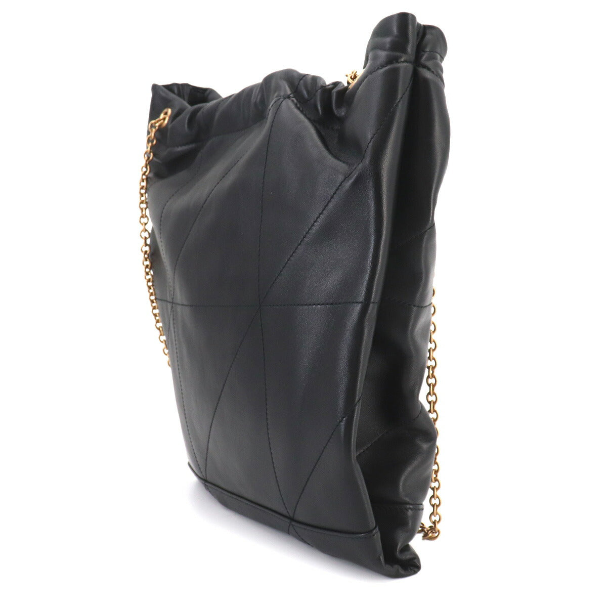 Jamie Pochon Shoulder Bag Leather Black 781666
