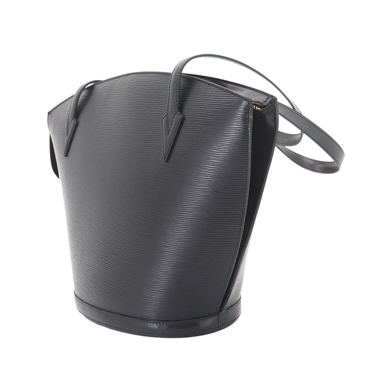 Epi Saint Jacques Shopping Tote Bag Leather Noir M52262