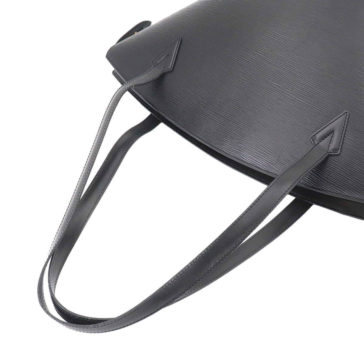 Epi Saint Jacques Shopping Tote Bag Leather Noir M52262