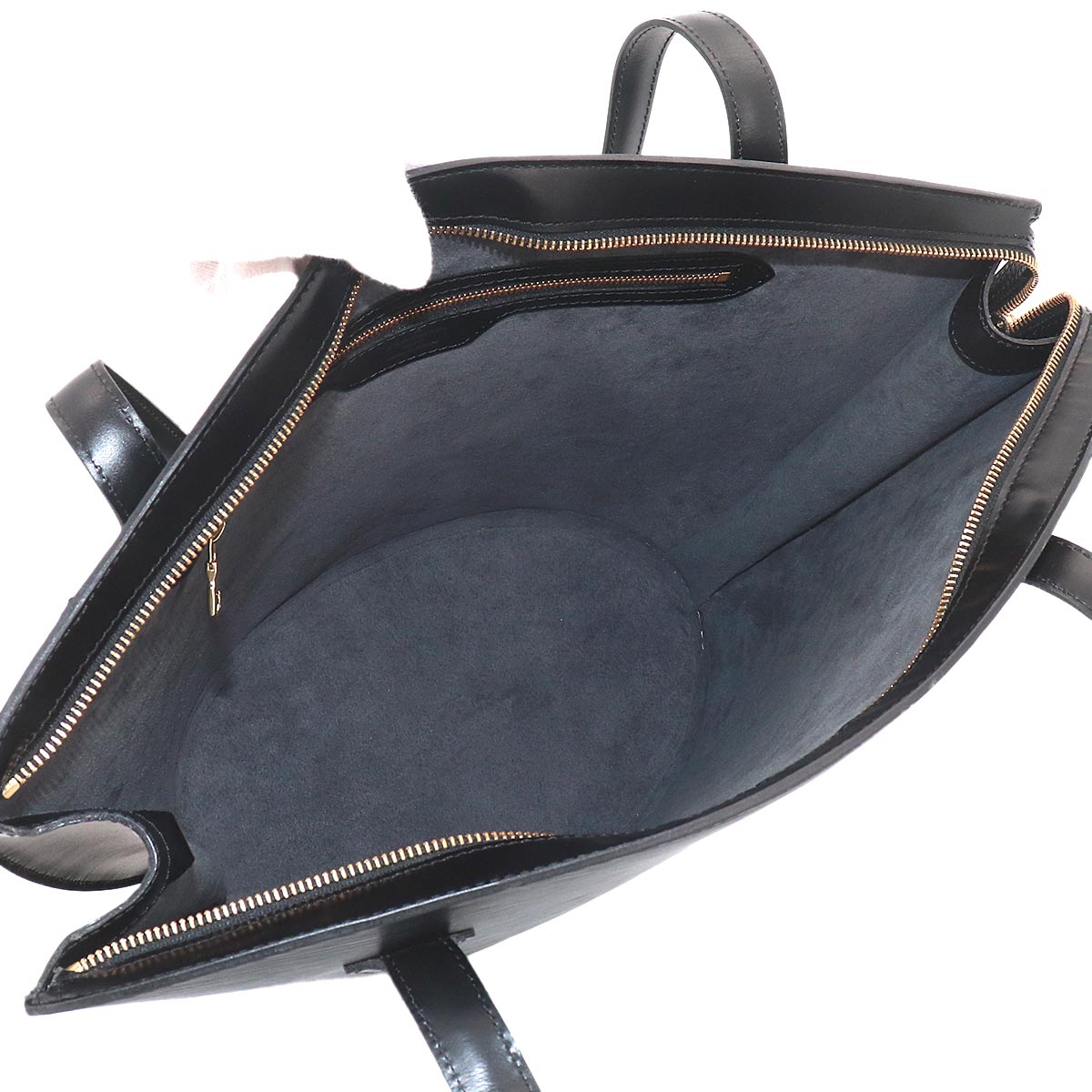 Epi Saint Jacques Shopping Tote Bag Leather Noir M52262