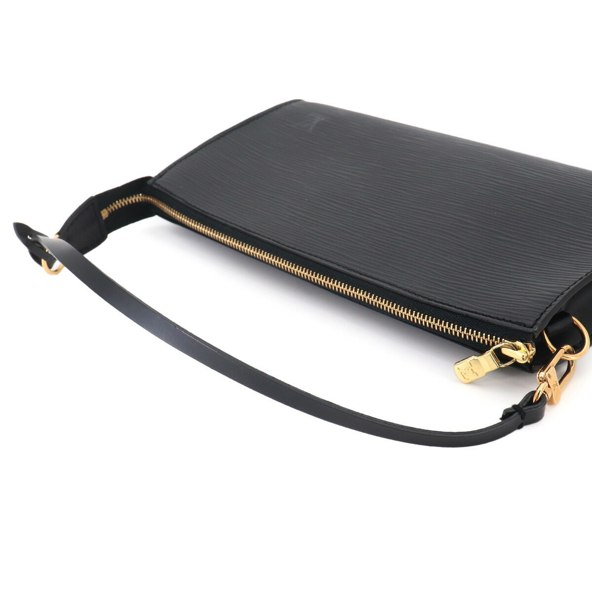 Epi Pochette Accessoires Hand Bag Black M52942