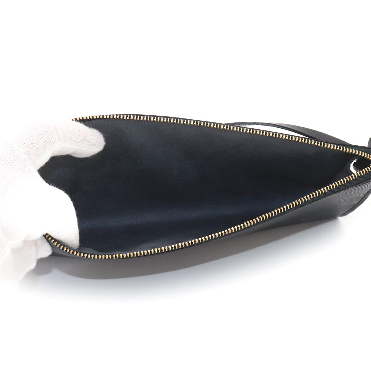 Epi Pochette Accessoires Hand Bag Black M52942