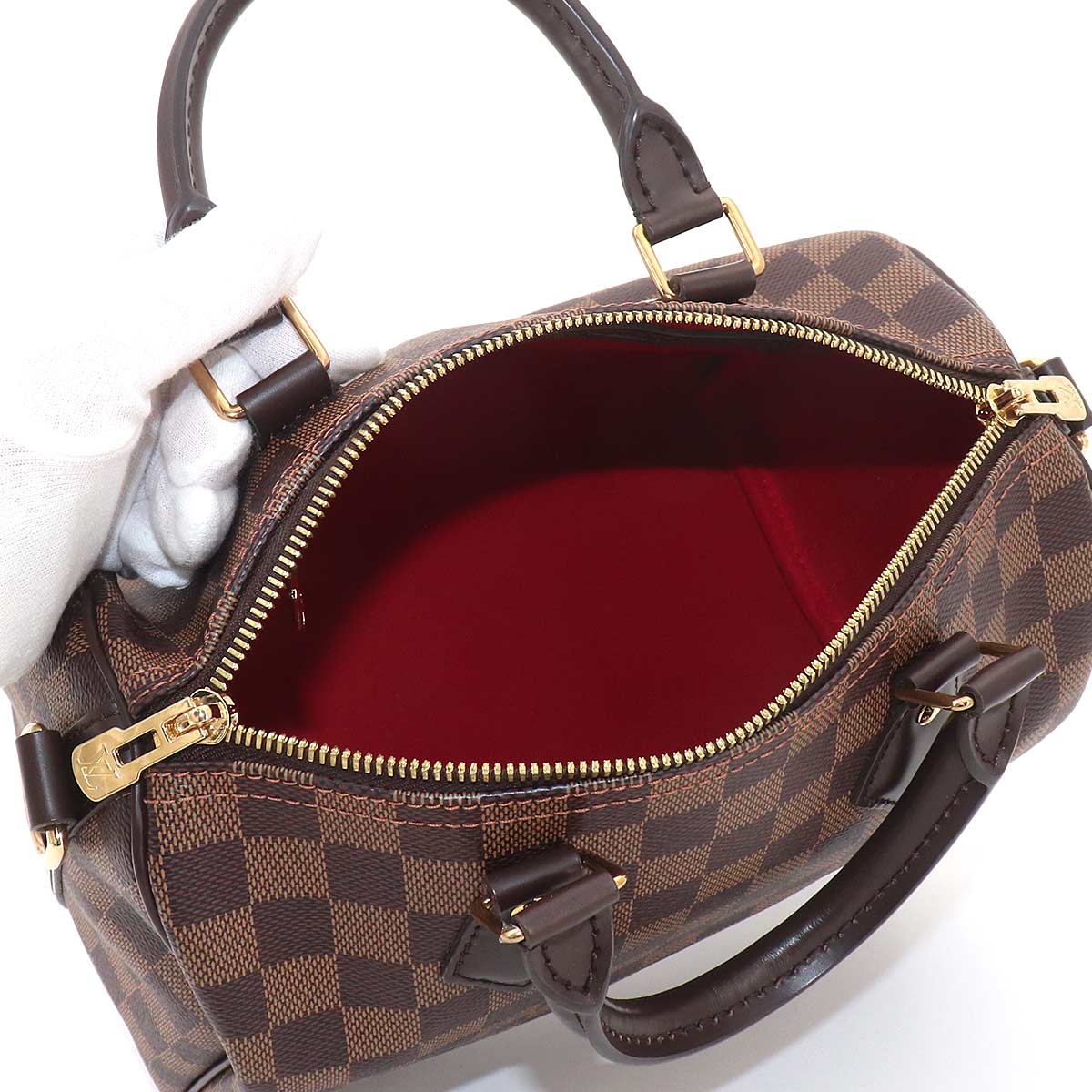 Damier Speedy Bandouliere 25 Hand Shoulder Bag N41368