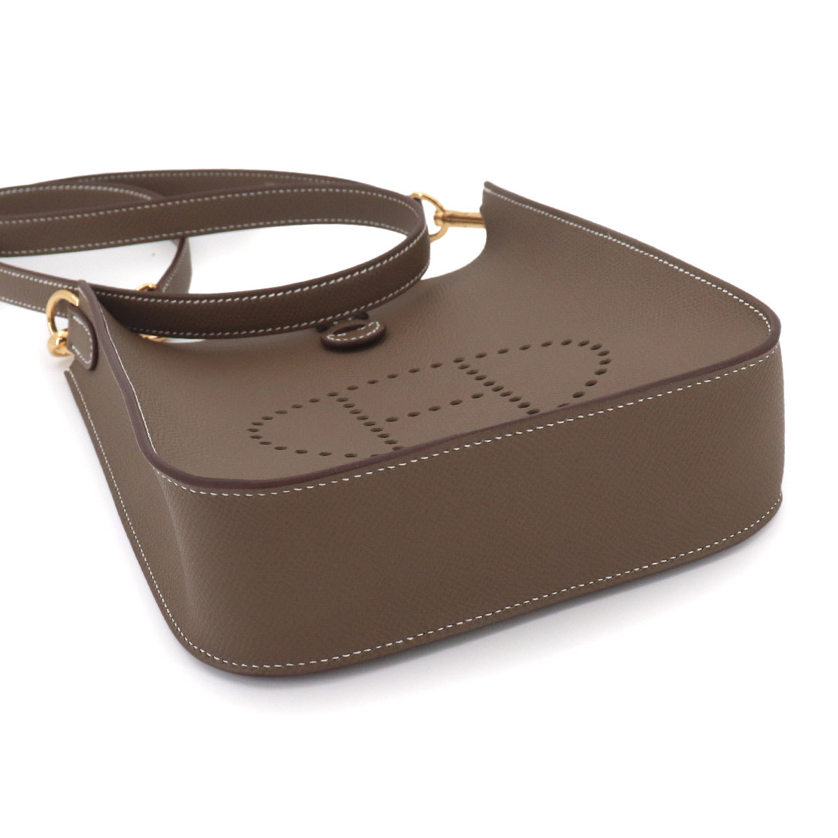 Evelyne Sellier 16 TPM Shoulder Bag Epsom Etoupe