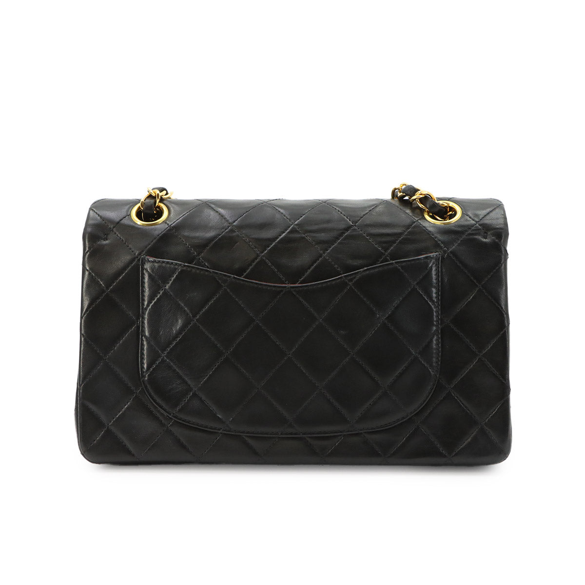 Matelasse 23 Chain Shoulder Bag Leather Black A01113 Vintage