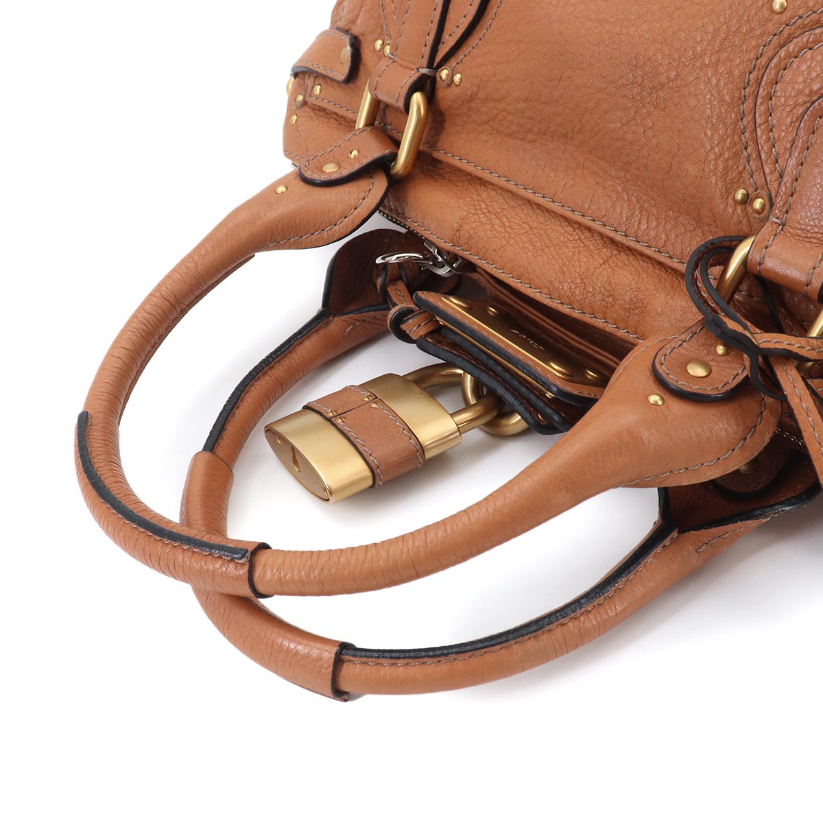 Paddington Hand Bag Leather Brown Purse