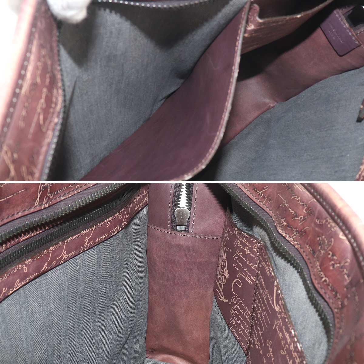 Un Jour Briefcase Business Bag Venezia Leather Brown