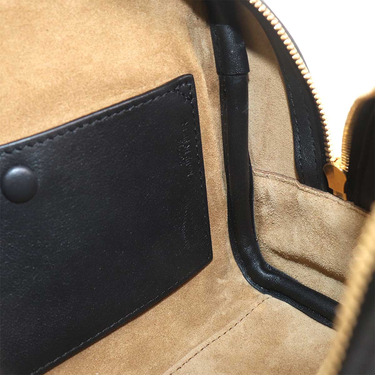 Amazona 16 Square Hand Shoulder Bag Canvas Leather Black