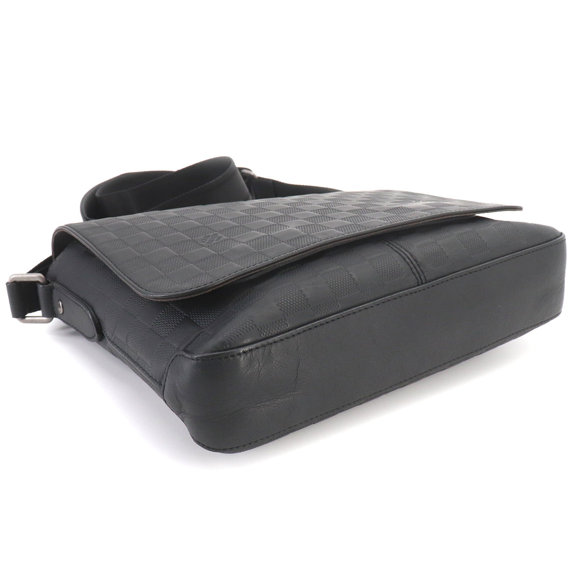 Damier Infini District PM Shoulder Bag Leather N41286