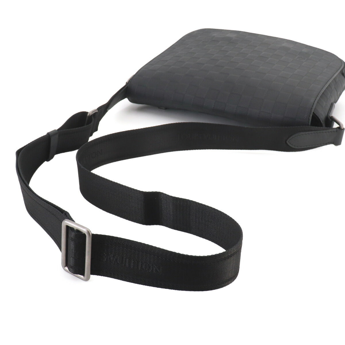 Damier Infini District PM Shoulder Bag Leather N41286