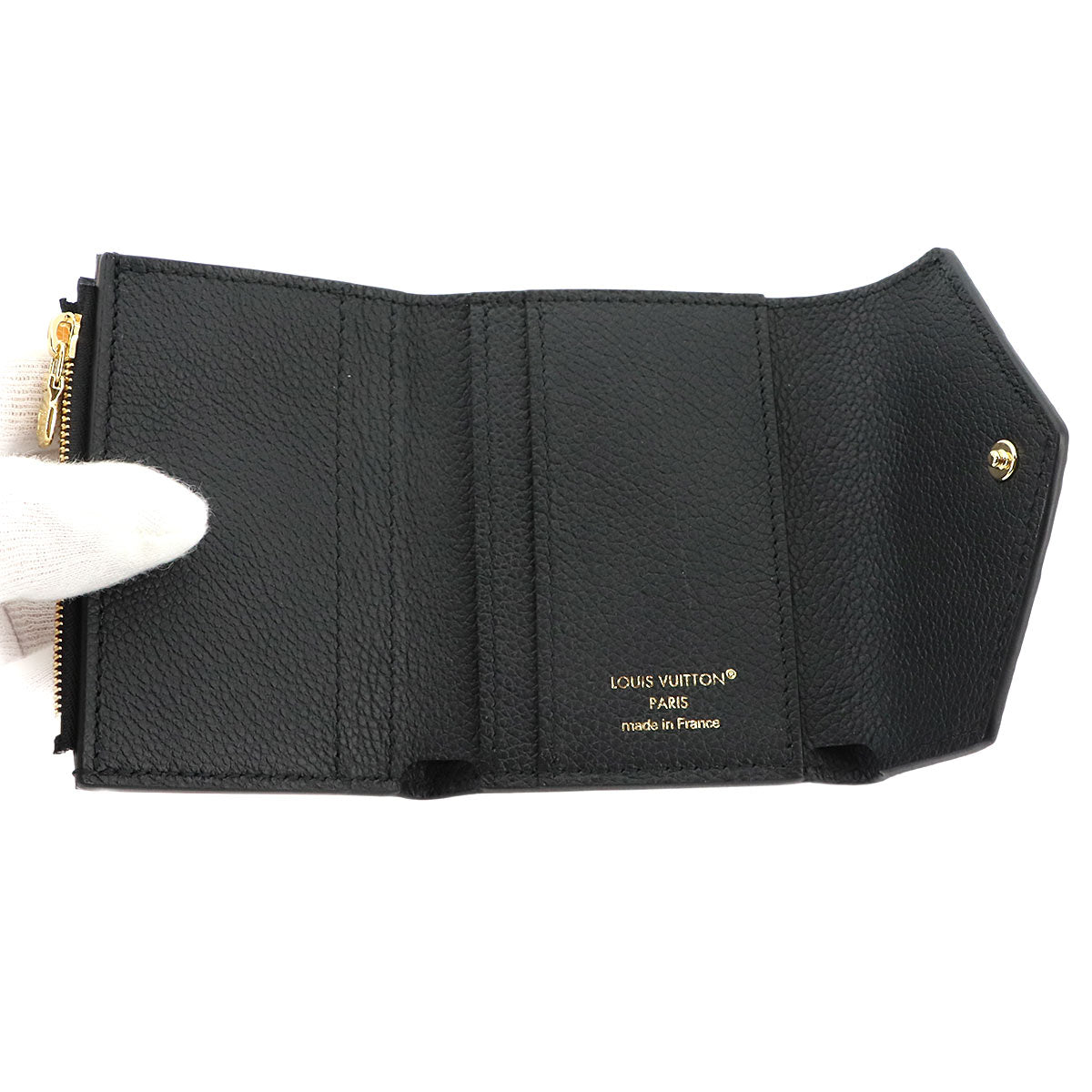 Monogram Empreinte Zoe Wallet Leather Black M62935 Purse