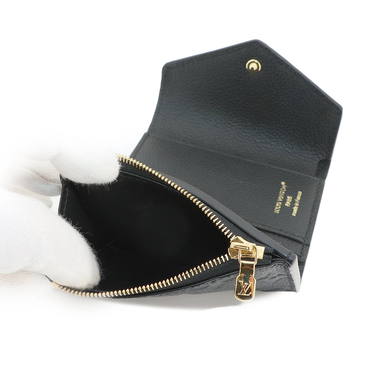 Monogram Empreinte Zoe Wallet Leather Black M62935 Purse