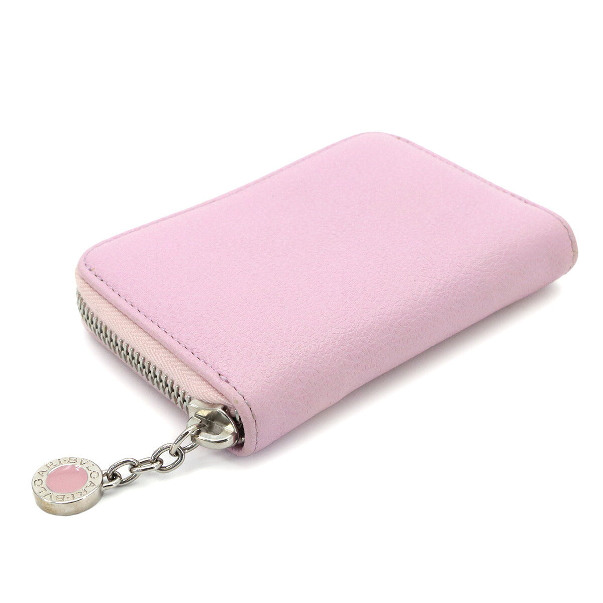 BVLGARI BVLGARI Coin Purse Leather Pink