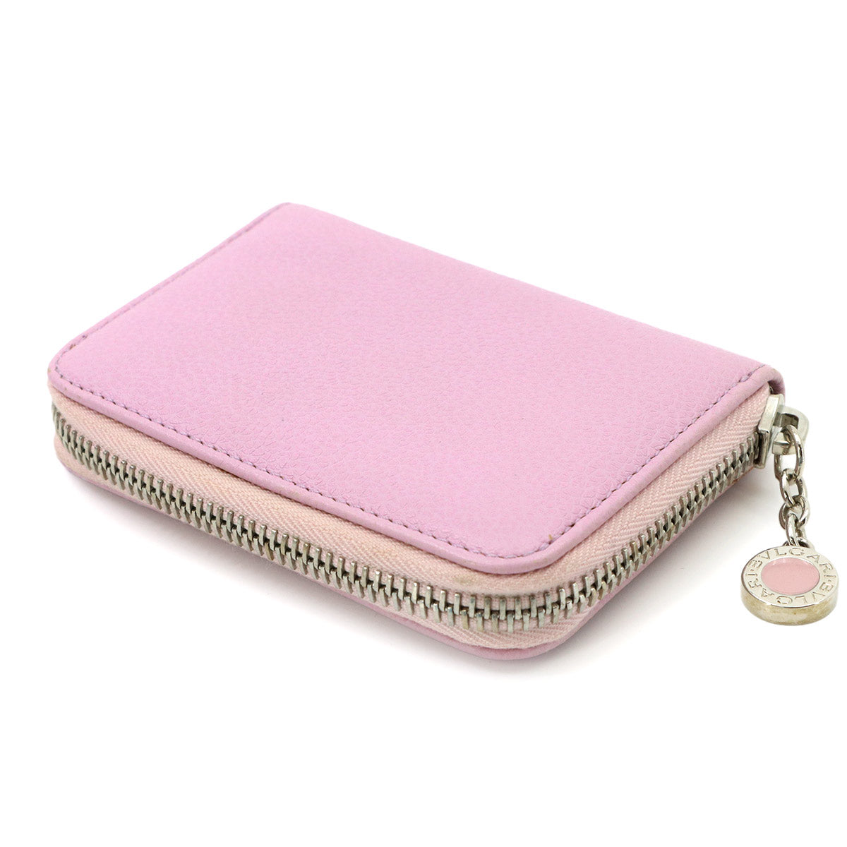 BVLGARI BVLGARI Coin Purse Leather Pink