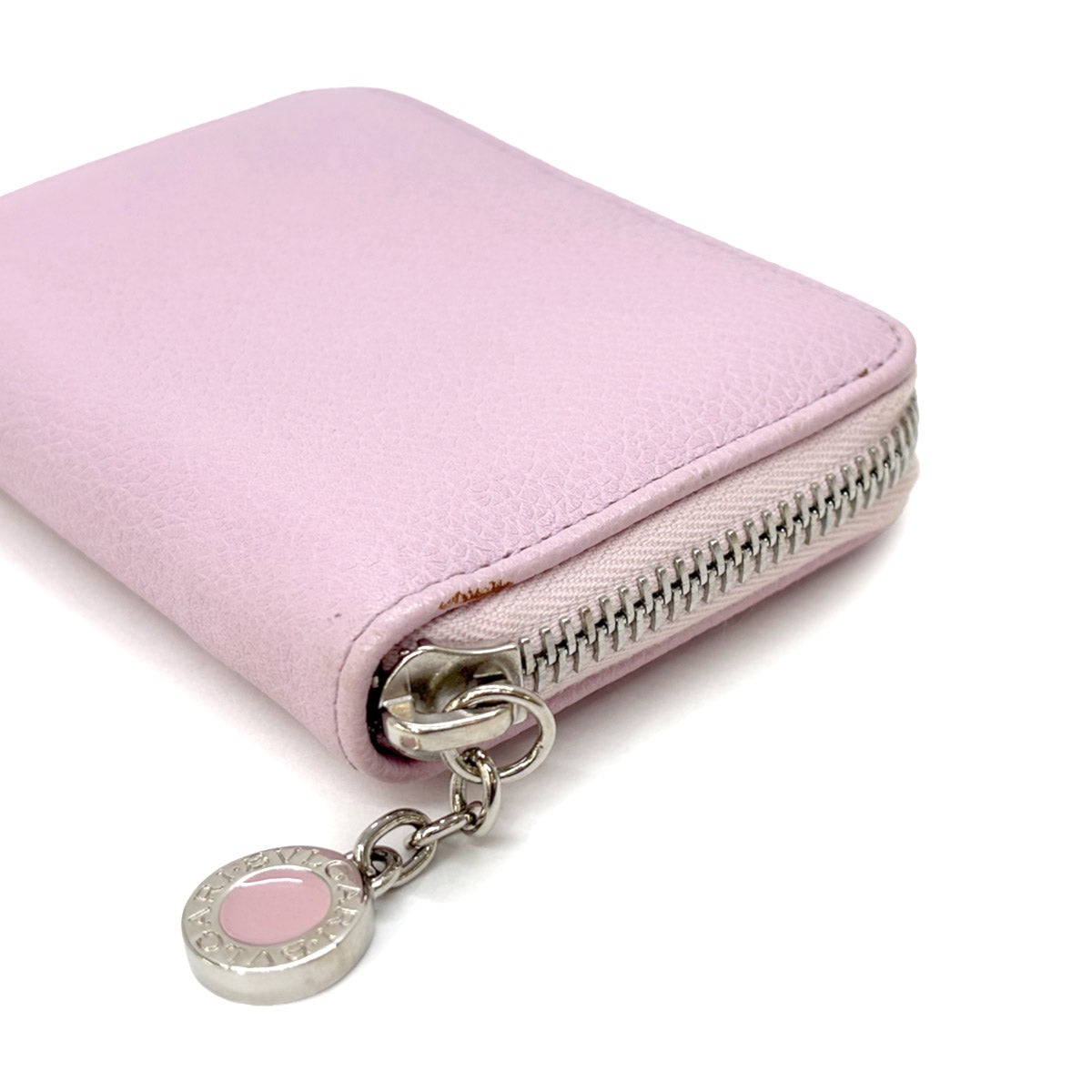 BVLGARI BVLGARI Coin Purse Leather Pink