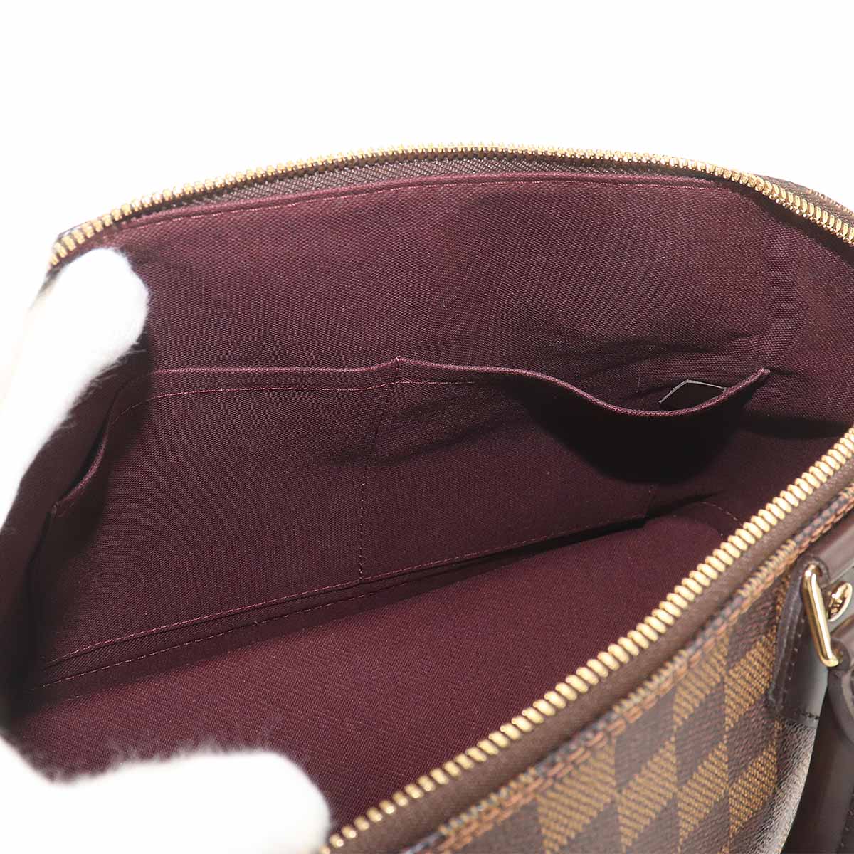 Damier Alma PM Hand Bag Ebene Brown N53151 Purse